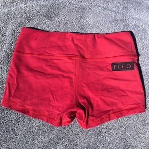 FLEO original shorts - red size small used